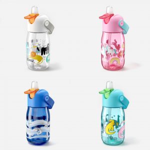 Botella con pajilla para niños 400 ml / 16 onz