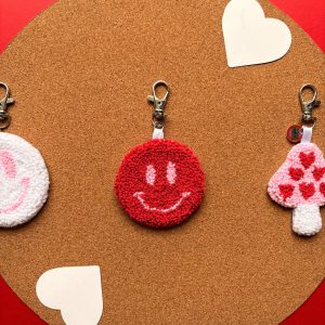 Llavero - Red Happy Face