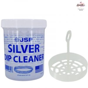 Limpiador de de plata esterlina 925 solución de limpieza de joyas 8 oz- marca Silver Dip Cleaner