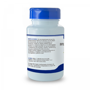 🧴 Vitamina C 500 mg – Nutramedix (60 perlas) / ✨ Esencial para crecimiento, embarazo, lactancia y mejora la salud general con 500 mg diarios.