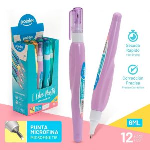 Caja de corrector Pastel tipo pluma (12 unidades) Pointer