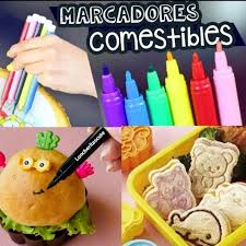 Marcadores de tinta comestible