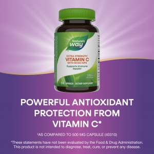 🧴 Vitamina C 1,000 mg con Rosa Mosqueta – Nature’s Way (100 cápsulas) ✨ Antioxidante esencial que refuerza defensas, promueve piel saludable y fortalece tu energía diaria.