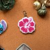 llavero flor hibiscus