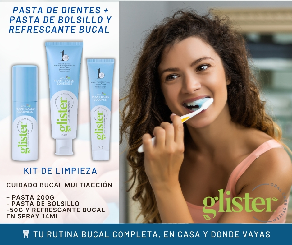 Super Trio 🦷 Tu rutina bucal completa, en casa y donde vayas.