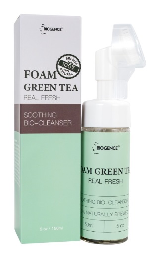 ESPUMA FACIAL DE TÉ VERDE 100% NATURAL Y ORGÁNICA