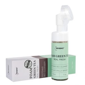 ESPUMA FACIAL DE TÉ VERDE 100% NATURAL Y ORGÁNICA