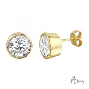 925 Silver Aretes Bezel Solitarios