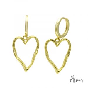 925 Silver Argollas Corazón