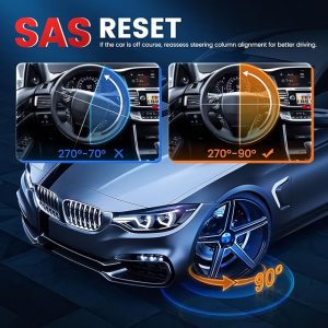 ANCEL DS200 All Systems OBD2 Escáner para ABS, SRS, diagnóstico de transmisión, 15+ servicios de restablecimiento, sangrado ABS, restablecimiento de aceite/EPB/BMS/SAS, reaprendizaje de caja