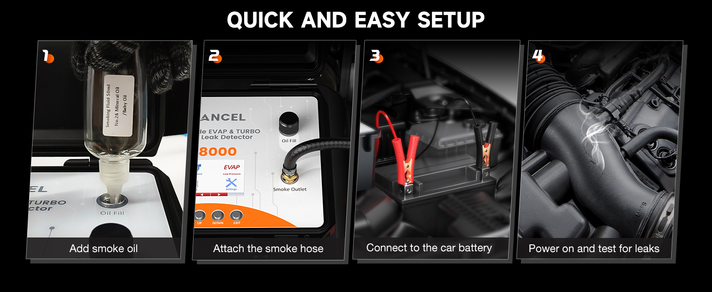 Máquina de humo automotriz Ancel L8000