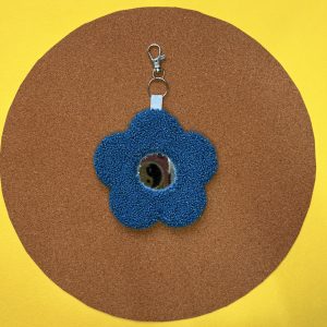 Llavero - Flor con Espejo