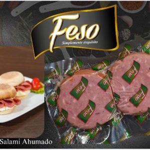 SALAMI AHUMADO REBANADO 1 LB.