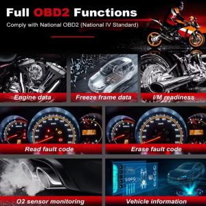 Escanner Mt100 Ancel para motocicletas