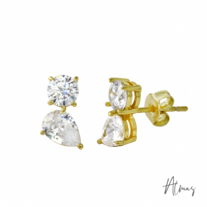 925 Silver Aretes Toi et Moi