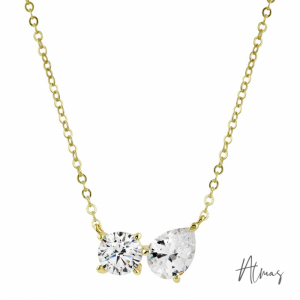 925 Silver Cadena Toi et Moi