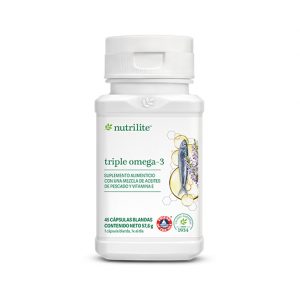 🧬 Nombre: Nutrilite® Triple Omega-3 – Cápsula blanda de alta absorción