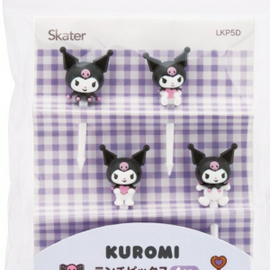 Kuromi Food Picks - 4pk
