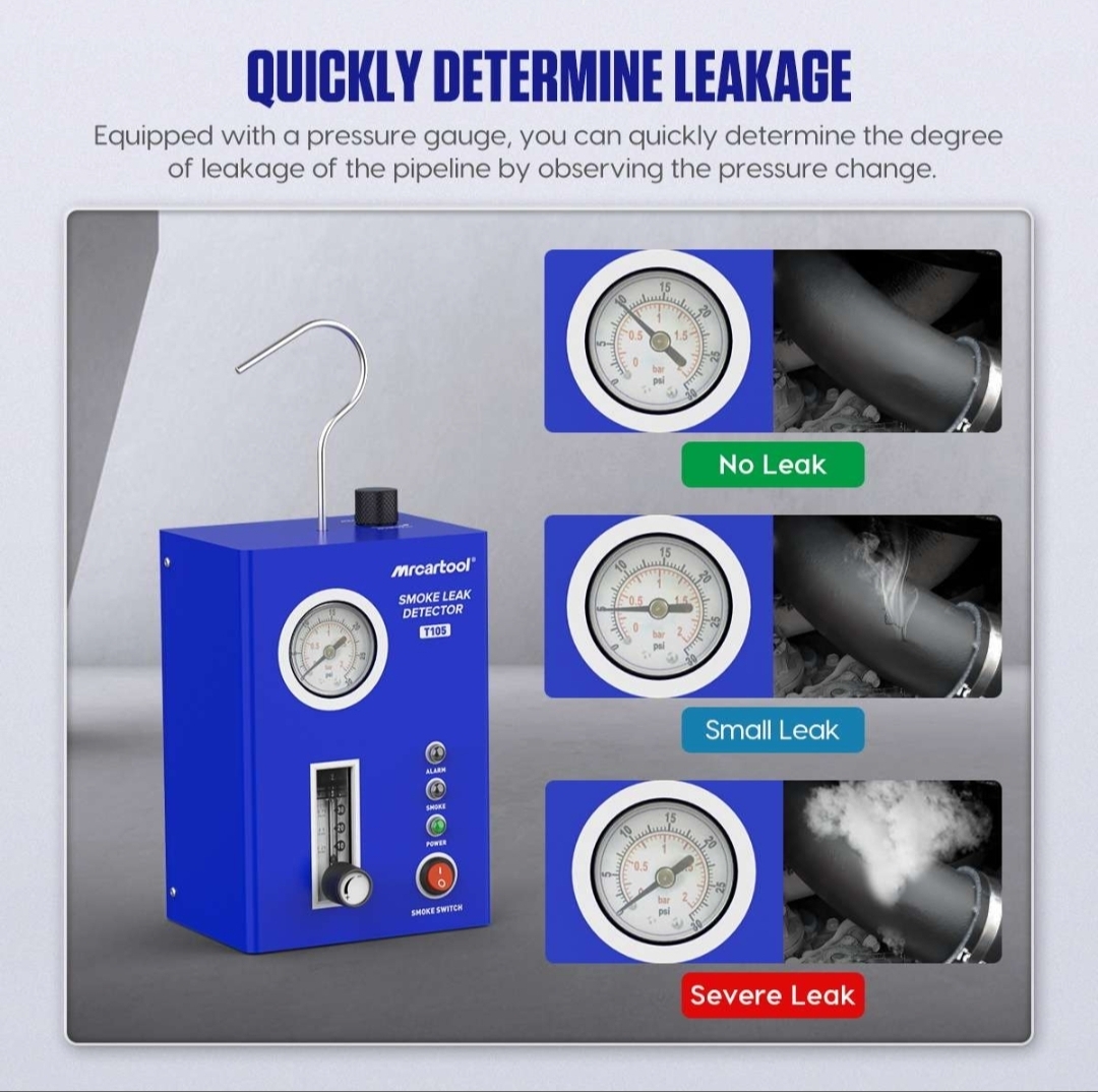 MRCARTOOL T105 Detector de Fugas de Humo Evap