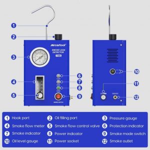 MRCARTOOL T105 Detector de Fugas de Humo Evap