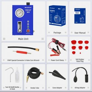 MRCARTOOL T105 Detector de Fugas de Humo Evap