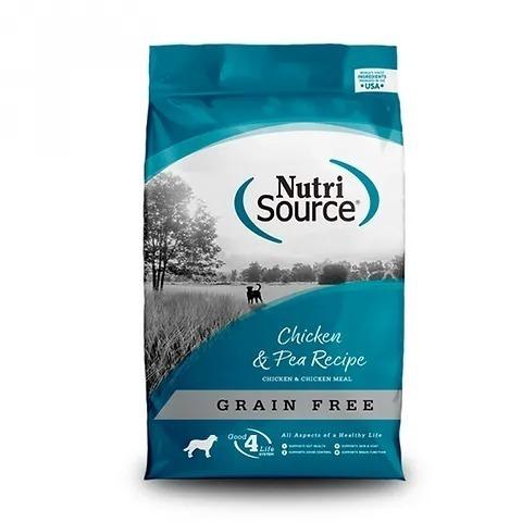NUTRISOURCE POLLO Y GUISANTES GRAIN FREE-Perro