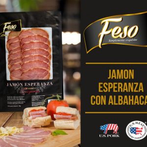 JAMON ESPERANZA CON ALBAHACA 100 GRS