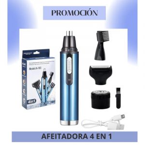 Afeitadora eléctrica para hombre 4 en 1
