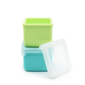 100% Silicone Snack Container – 2 Pack