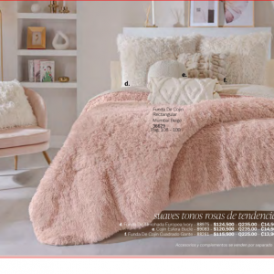 Cobertor sweetpink QS mas tallas disponibles (el precio varia)