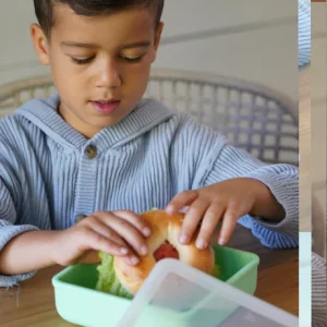 Contenedor para sándwich 100 % silicona