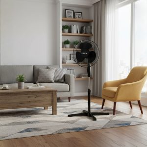 PICCA Ventilador de pedestal de 16" 3 velocidades