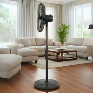 PICCA Ventilador de pedestal de 18" 3 velocidades
