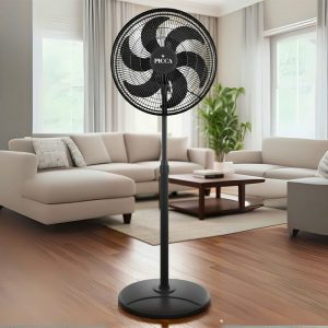 PICCA Ventilador de pedestal de 18" 3 velocidades