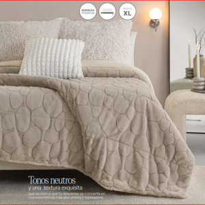 Cobertor AVELLANA matrimonial (el precio varia segun las tallas)