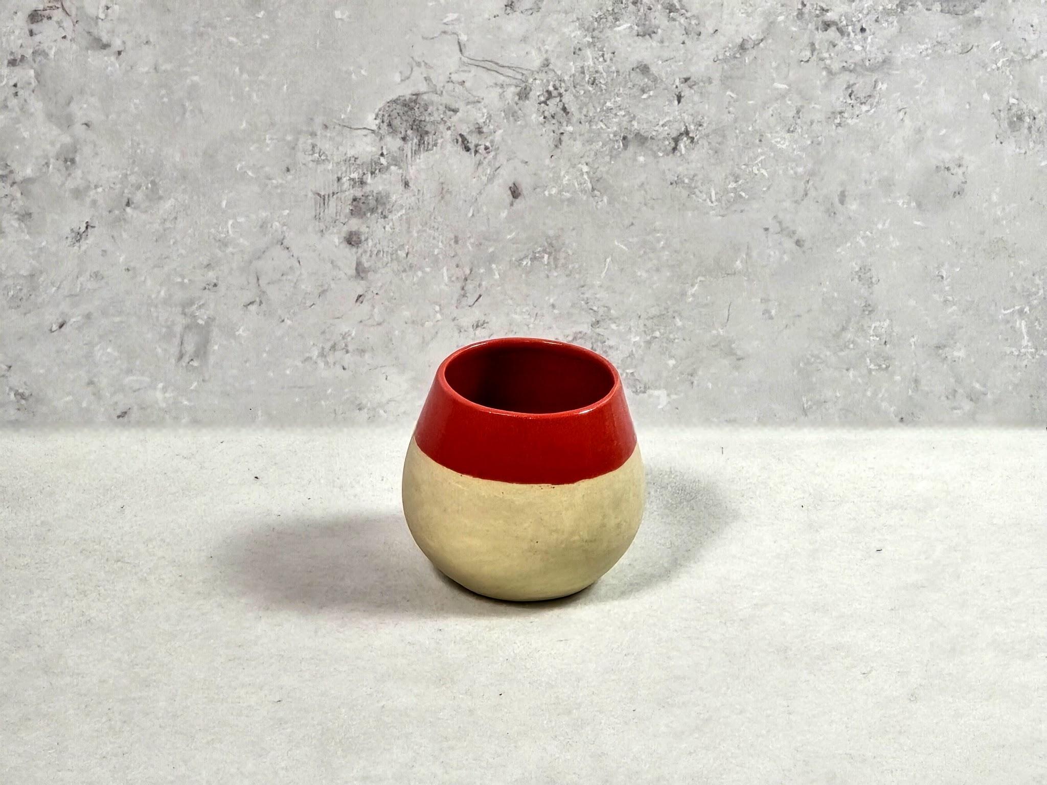 Vaso Térmico Gota Gres Americano Rojo Mediano
