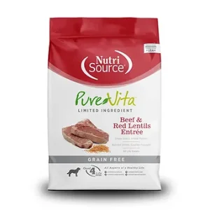 NutriSource Pure Vita Carne y Lentejas Grain Free - 12lb
