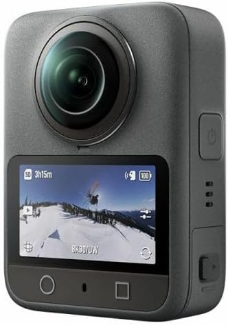 DJI Osmo 360 Camera Adventure Combo, Waterproof 8K 360° Action Camera with 1-Inch 360° Imaging, Extended Battery Life with 3 Batteries, Native 8K 360° Video, 105GB Built-in Storage, 360 Action Camera