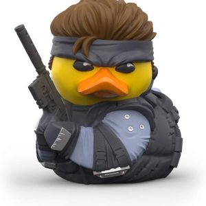 TUBBZ Primera edición: Metal Gear Solid - Figura de vinilo de pato de goma de serpiente sólida
