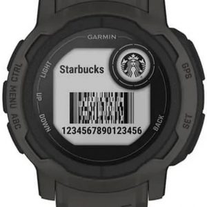 Garmin Instinct 2, reloj resistente para exteriores con GPS, construido para todos los elementos, soporte Multi-GNSS, enrutamiento Tracback y más, grafito - 010-02626-10