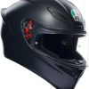 agv Casco K1 S Solid Medio Negro Mate