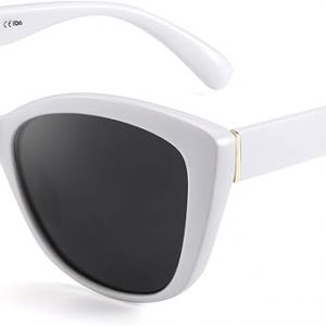 FEISEDY Gafas de sol polarizadas vintage americanas para mujer cuadradas Jackie O Cat Eye Gafas de sol B2451