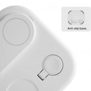 Belkin 3-in-1 MagSafe-Compatible iPhone Charger - Foldable Magnetic Qi2 Certified, MagSafe Charging Station for Phone, Apple Watch, AirPods - Wireless for Multiple Devices