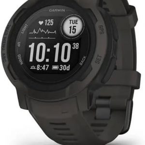 Garmin Instinct 2, reloj resistente para exteriores con GPS, construido para todos los elementos, soporte Multi-GNSS, enrutamiento Tracback y más, grafito - 010-02626-10