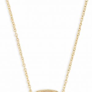 Kendra Scott Elisa Pendant Necklace for Women, Fashion Jewelry, 14k Gold-Plated