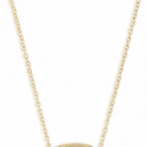 Kendra Scott Elisa Pendant Necklace for Women, Fashion Jewelry, 14k Gold-Plated