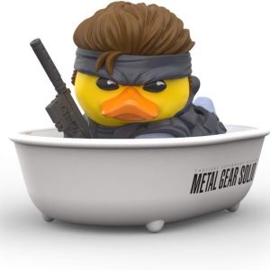 TUBBZ Primera edición: Metal Gear Solid - Figura de vinilo de pato de goma de serpiente sólida