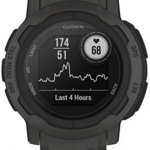 Garmin Instinct 2, reloj resistente para exteriores con GPS, construido para todos los elementos, soporte Multi-GNSS, enrutamiento Tracback y más, grafito - 010-02626-10