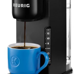 Keurig K-Express Single Serve K-Cup Pod Coffee Maker, 3 Brew Sizes, Strong Button Feature, 42oz Removable Reservoir, Black