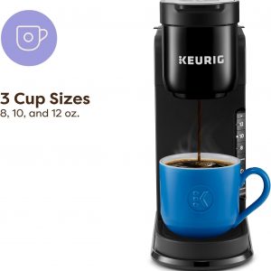 Keurig K-Express Single Serve K-Cup Pod Coffee Maker, 3 Brew Sizes, Strong Button Feature, 42oz Removable Reservoir, Black